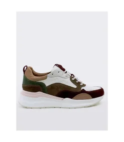 Zapatilla Kangaroos 506 Bco-Taupe-Burdeos-Rosa-Kaki