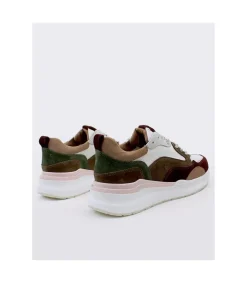Zapatilla Kangaroos 506 Bco-Taupe-Burdeos-Rosa-Kaki
