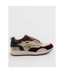 Zapatilla Kangaroos 410 Combi Beige Burdeos