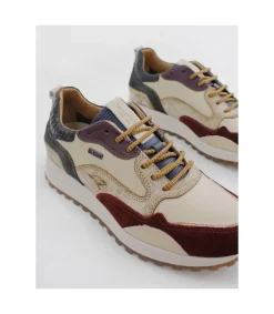 Zapatilla Kangaroos 410 Combi Beige Burdeos