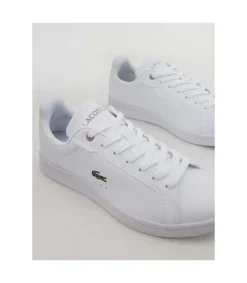Zapatilla Lacoste Carnaby Pro White Light Pink