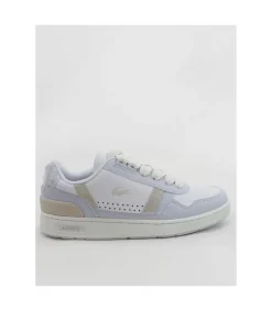 Zapatilla Lacoste T-Clip White Light Trqs