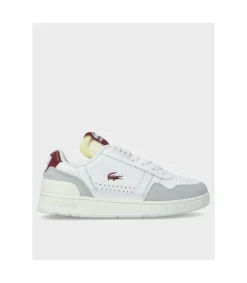 Zapatilla Lacoste T-Clip White Burgundy