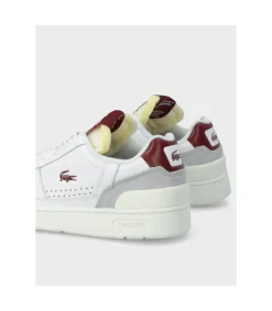 Zapatilla Lacoste T-Clip White Burgundy