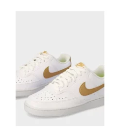Zapatilla Nike Court Vision Dh3158 Blanco Oro