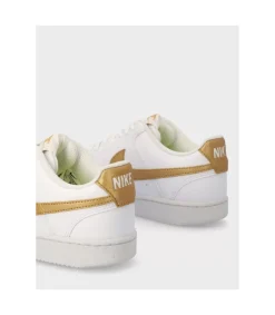 Zapatilla Nike Court Vision Dh3158 Blanco Oro