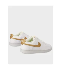 Zapatilla Nike Court Vision Dh3158 Blanco Oro