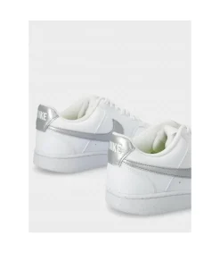 Zapatilla Nike Court Vision Dh3158 Blanco Plata