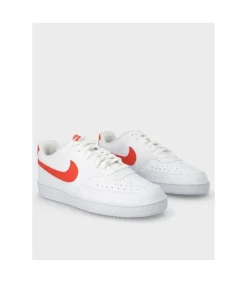 Zapatilla Nike Court Vision Dh2987 Blanco Rojo