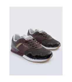 Zapatilla Pepe Jeans London Smart W Brown