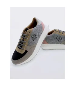 Zapatilla Popa Ines Fieltro Gris