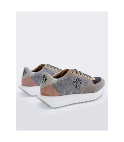 Zapatilla Popa Ines Fieltro Gris