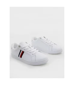 Zapatilla Tommy Essential Stripes White