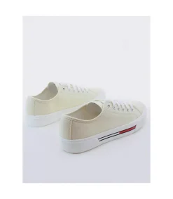 Zapatilla Tommy Hilfiger Low Cut Canvas Lemon Ice