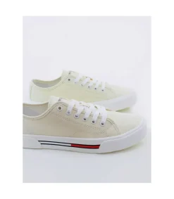 Zapatilla Tommy Hilfiger Low Cut Canvas Lemon Ice