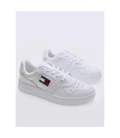 Zapatilla Tommy Hilfiger Jeans Retro Basket White