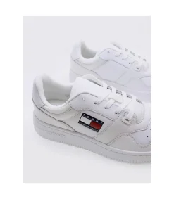 Zapatilla Tommy Hilfiger Jeans Retro Basket White