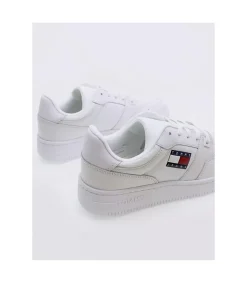 Zapatilla Tommy Hilfiger Jeans Retro Basket White