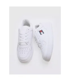 Zapatilla Tommy Hilfiger Jeans Retro Basket White
