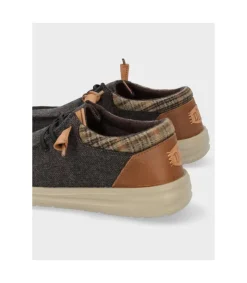 Zapato Hey Dude Wally Grip Wool Brown