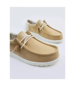 Zapato Hey Dude Wally Linen Natural Ocra