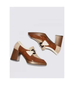 Zapato Tacón Pitillos 5484 Cuero Piedra Crema
