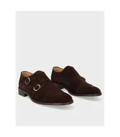 Zapato Windsor Dinasty Doble Hebilla Brown
