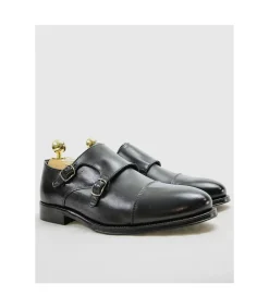 *Zapato Windsor Dynasty Negro Piel
