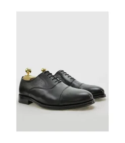 *Zapato Windsor Dynasty Negro Piel