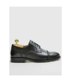 *Zapato Windsor Dynasty Negro Piel
