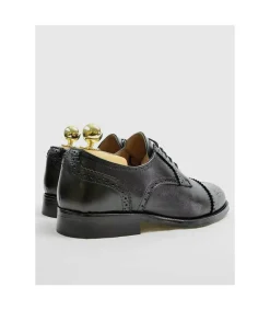 *Zapato Windsor Dynasty Negro Piel