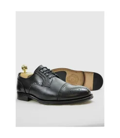 *Zapato Windsor Dynasty Negro Piel